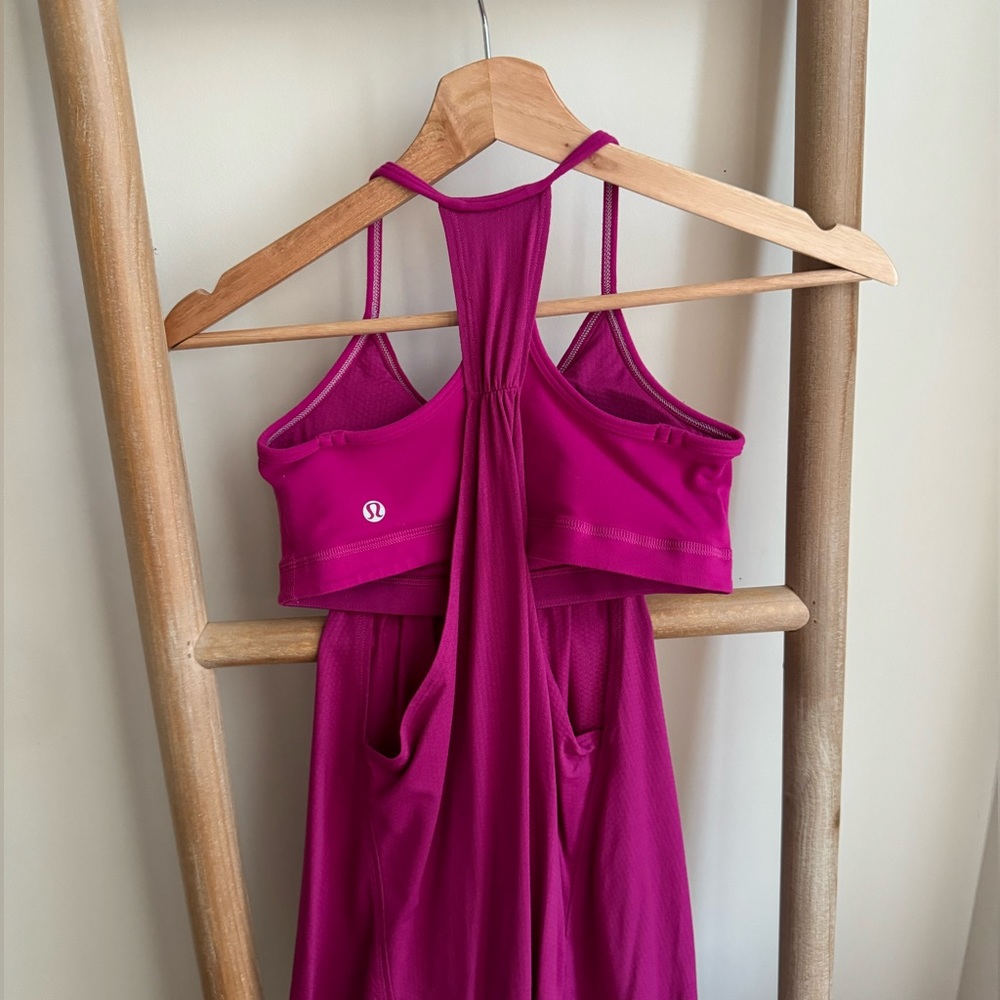 Euc Lululemon No Limits Tank In Raspberry Size 4 - image 6